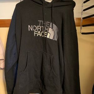 Mens North Face Black Hoodie XL